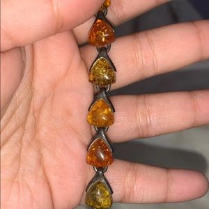 Real amber bracelet.